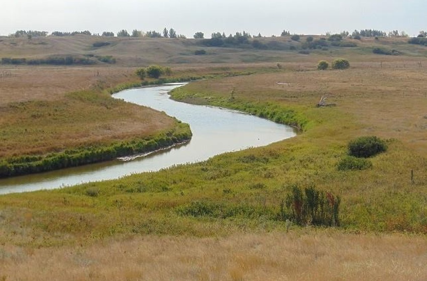 Swift Current Creek, East side of property