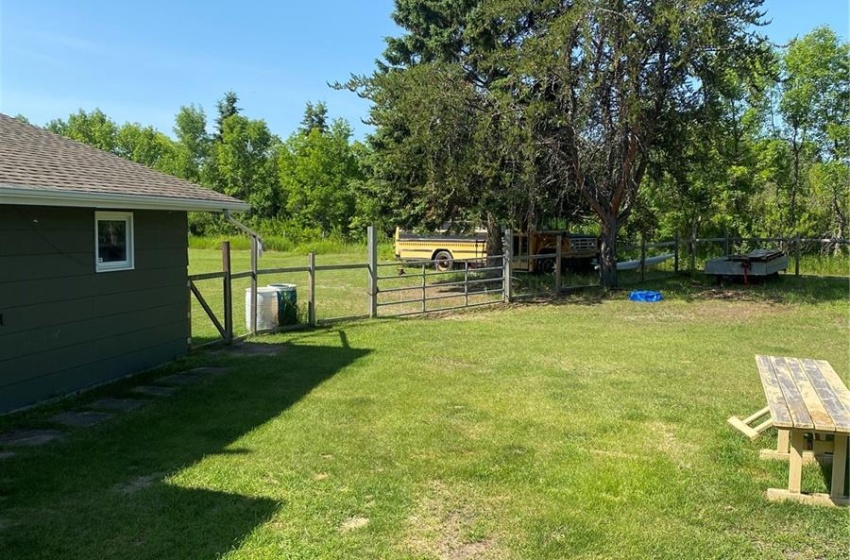 gates to back yard off garage