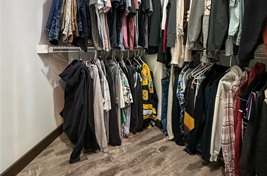 large walk in closet