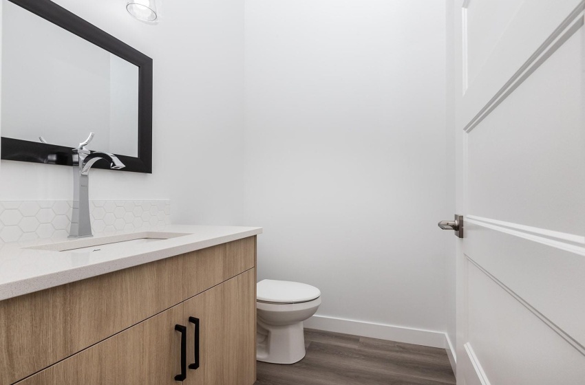 Two piece powder room on main