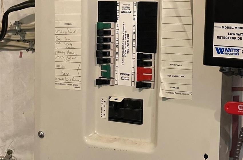 2 power panels this one in the utility room