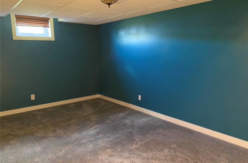 Basement bedroom.