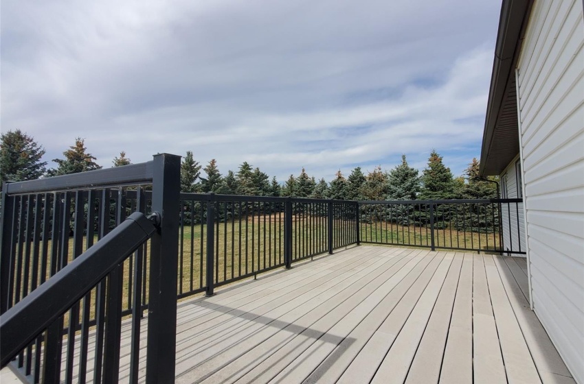 Deck off of dining room