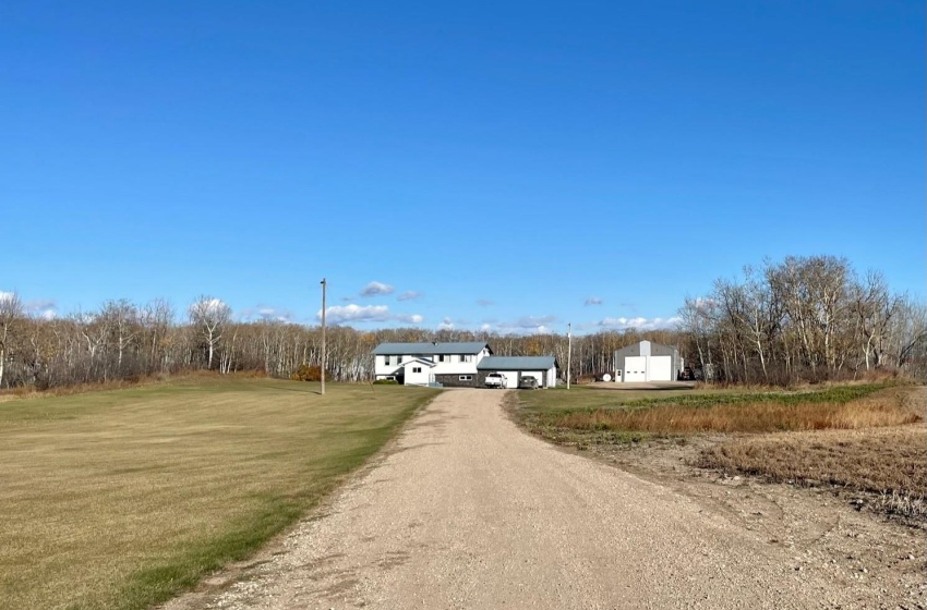 Beautiful acreage view from the road