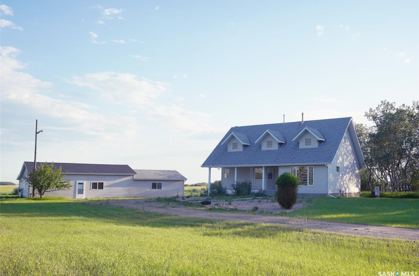 View of front of home with a front yard