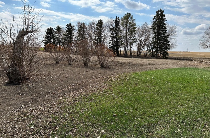 View of yard with a rural view