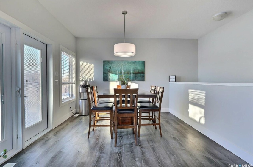 Dining area featuring light hardwood / wood-style floors