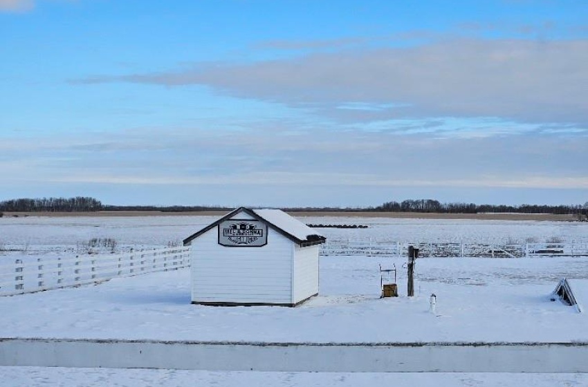 View of shed to the East