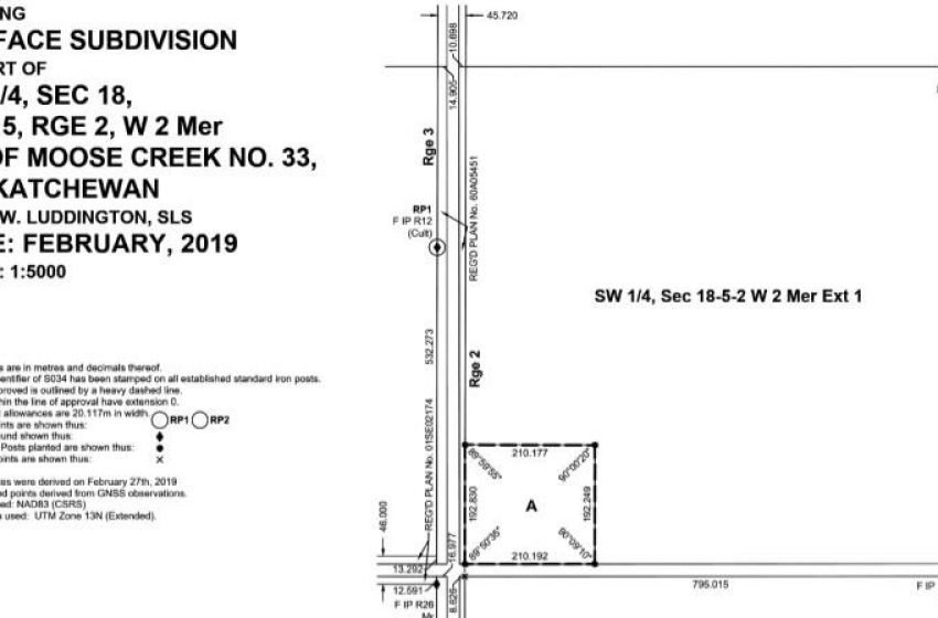 Subdivision plan