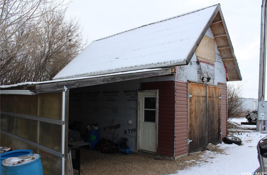 View of snowy exterior