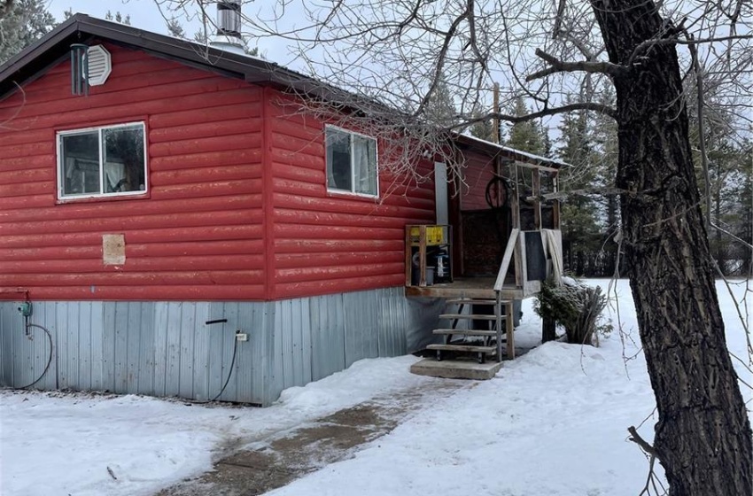 View of snow covered exterior