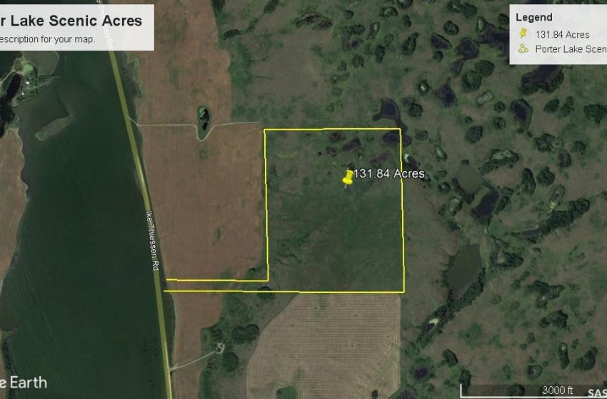 Rural Address, Aberdeen Rm No. 373, Saskatchewan S0K 0A0, ,Farm,For Sale,Porter Lake 132 Scenic Acres Aberdeen,Rural Address,SK956201