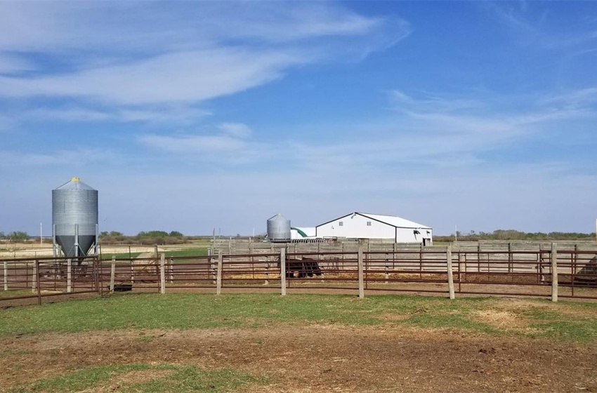 View of yard with a rural view