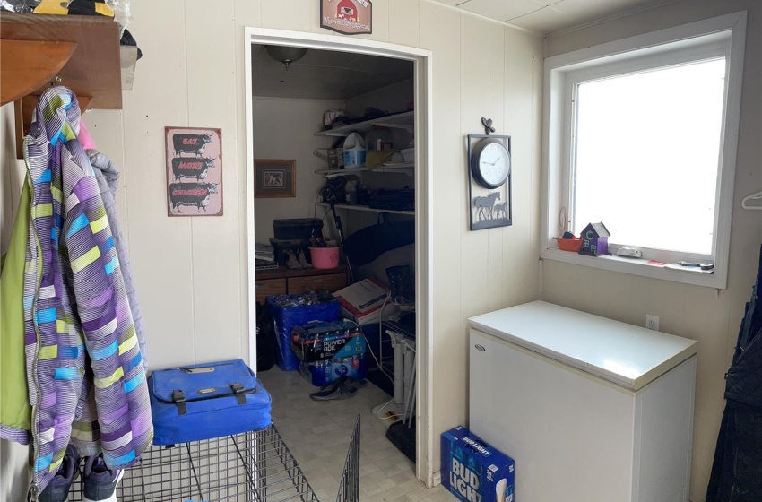 View of laundry area