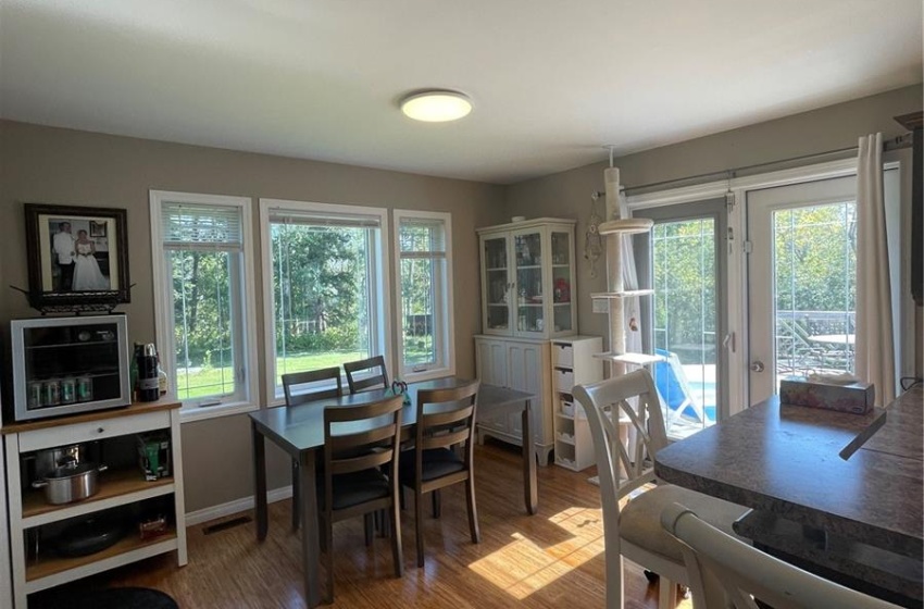 Separate dining with lots of window for natural light