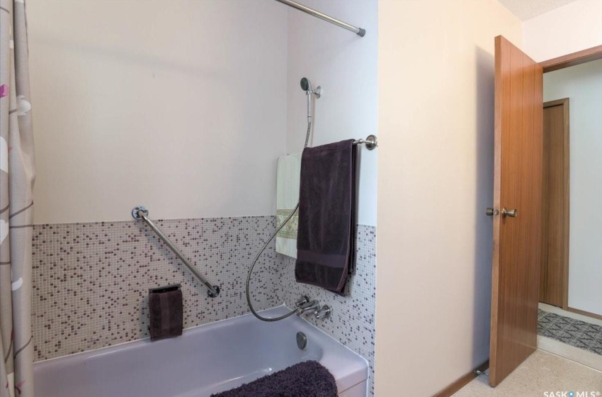 Bathroom featuring shower / bath combination