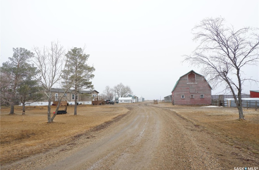 View of road leading into property