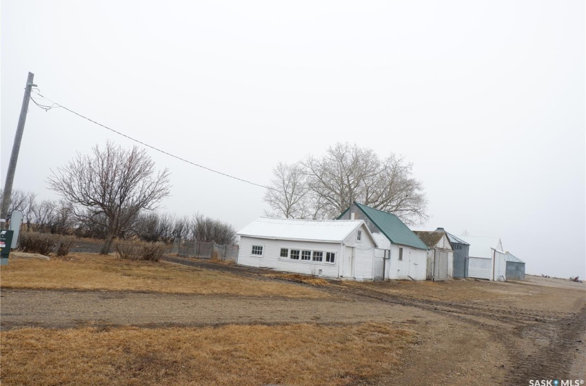 View ofstorage sheds