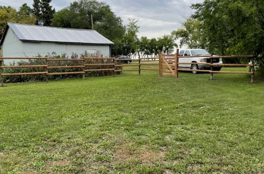 View of yard in summer by seller