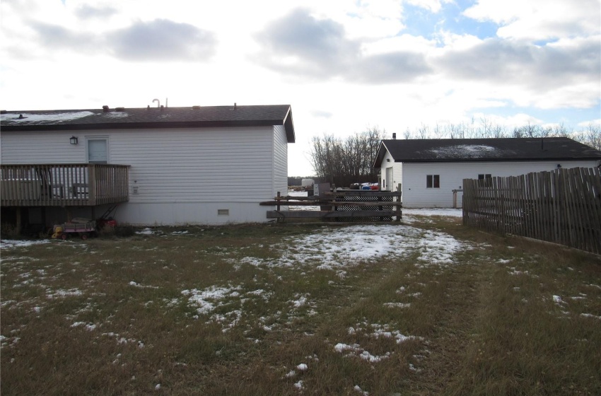 View of yard featuring a deck