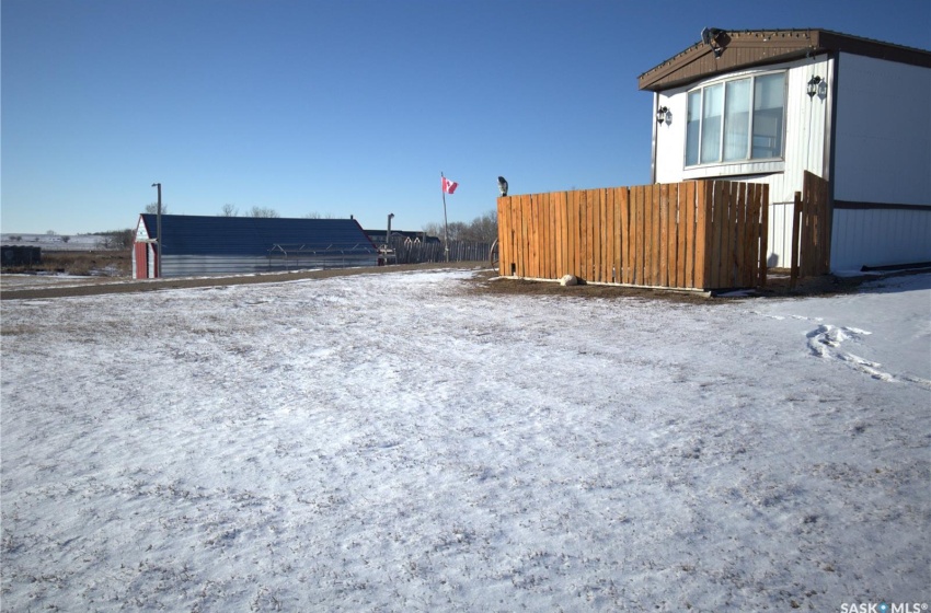 View of snowy yard