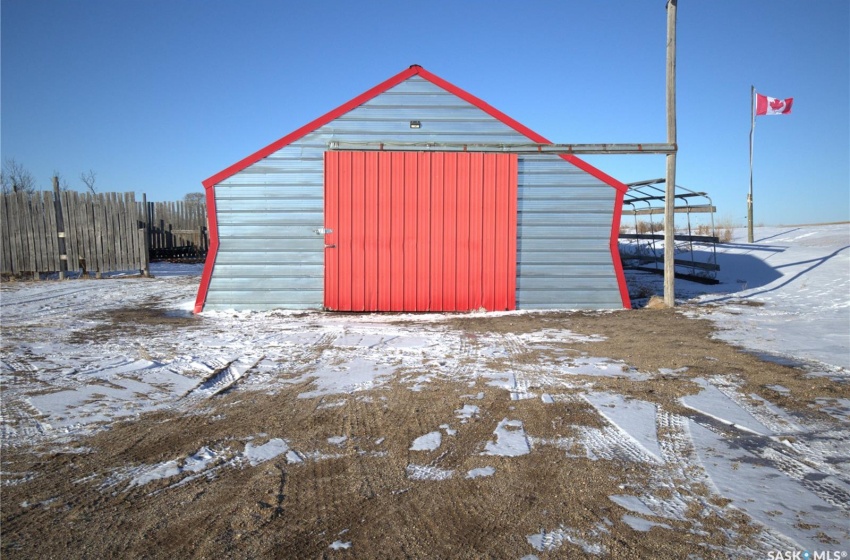 View of snow covered structure