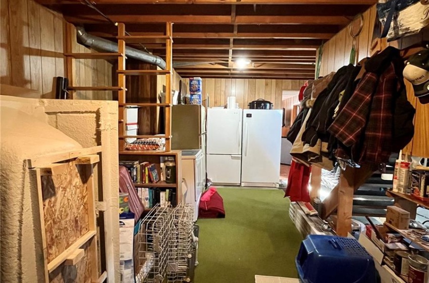 Basement storage area