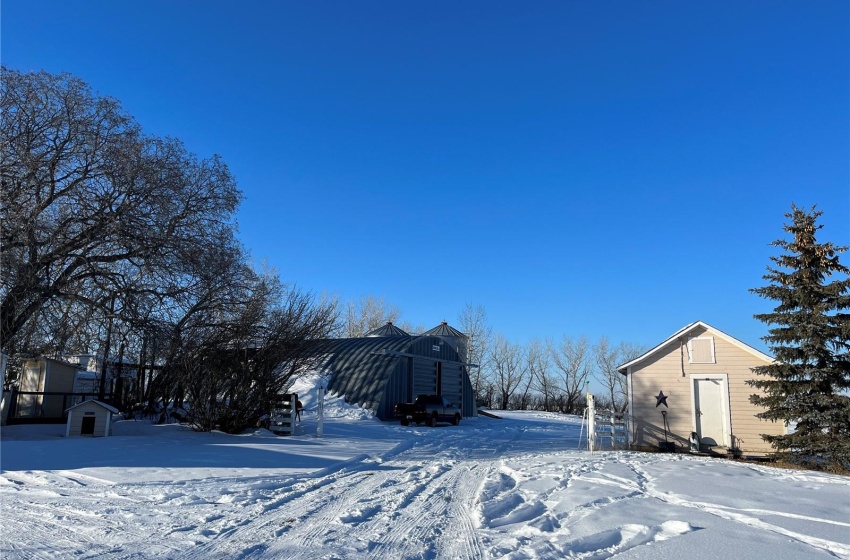 View of quonset and outbuilding