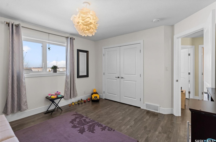 Foyer featuring dark hardwood / wood-style flooring