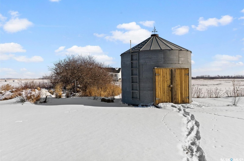 View of snow covered structure