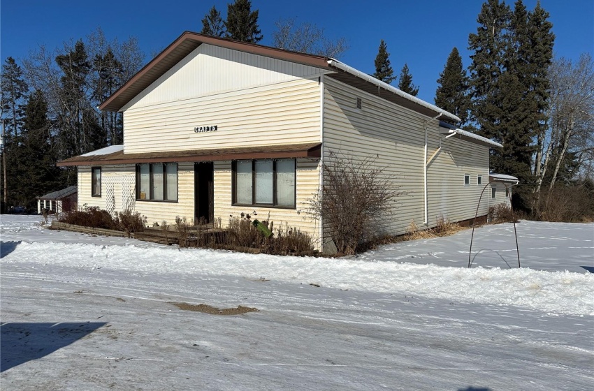 View of snow covered exterior