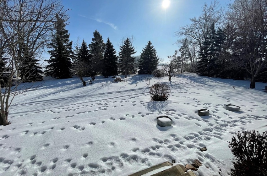 View of snowy yard