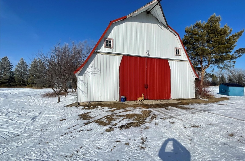 View of snow covered structure