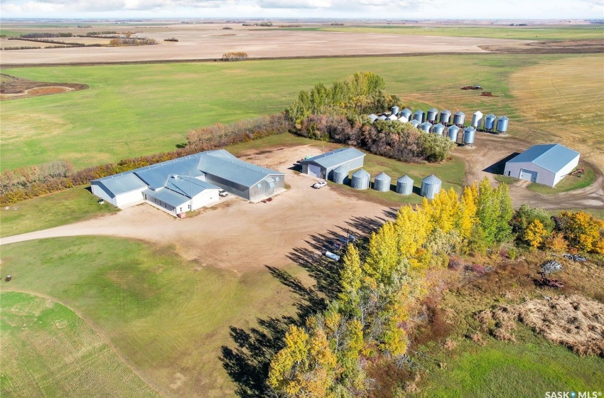 Drone / aerial view with a rural view