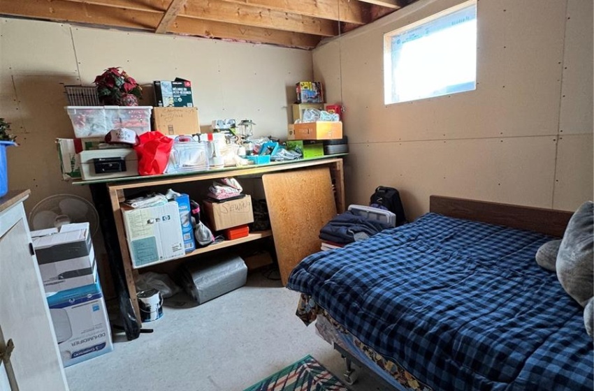 Basement bedroom