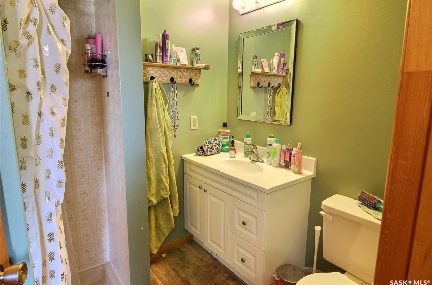 Bathroom on main floor by east entrance with shower