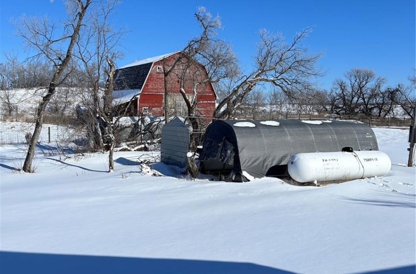 View of snowy yard