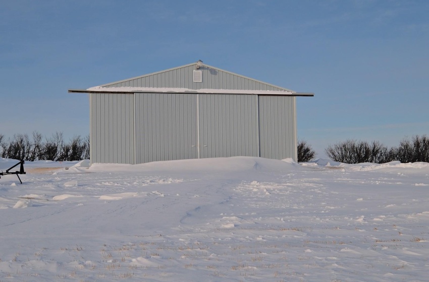 View of snow covered structure