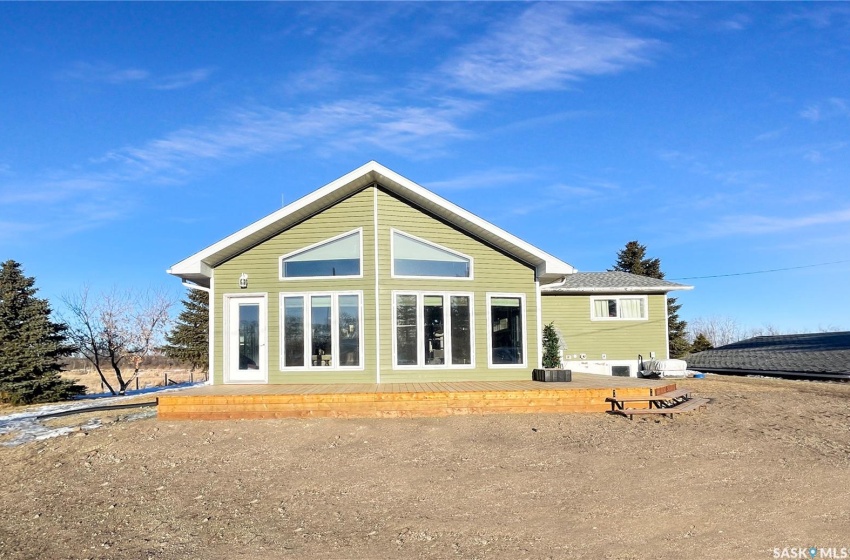 View of back of property