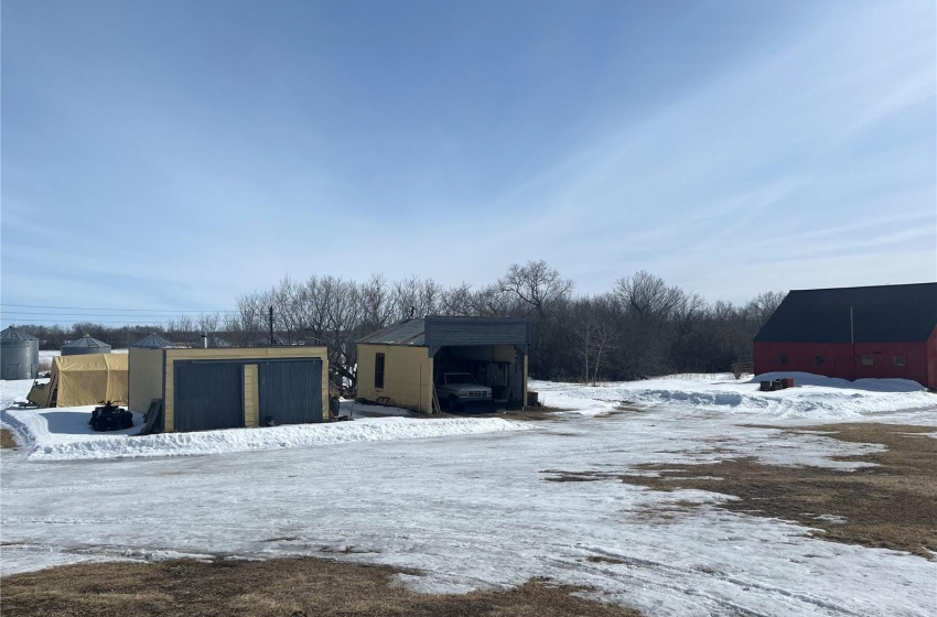 View of snow covered structure