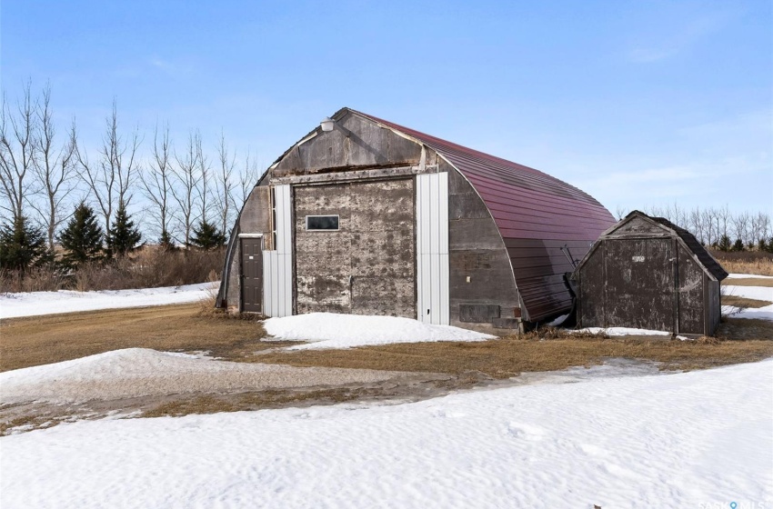 View of snow covered structure