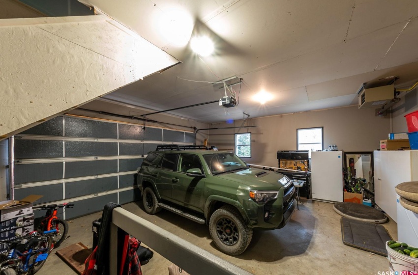 Attached double garage