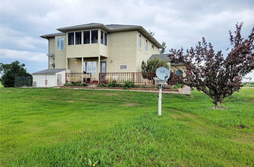 South facing side of the house