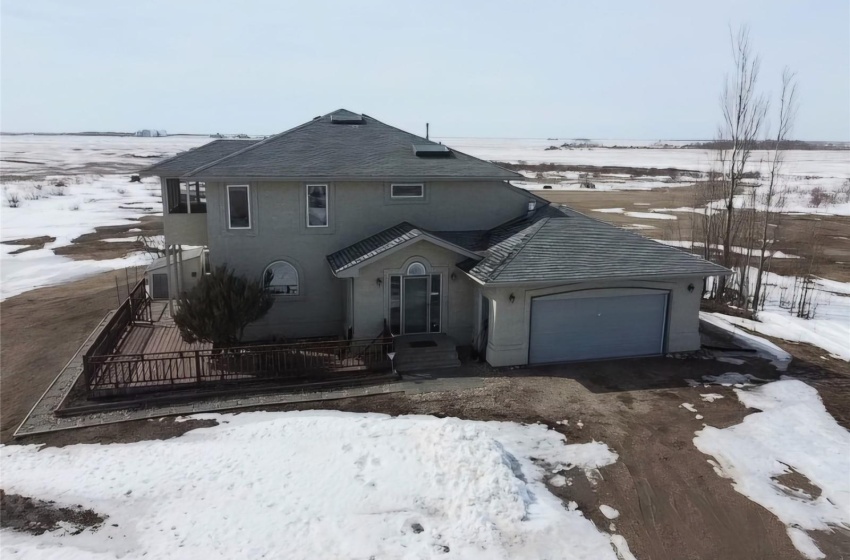 View of front property with a garage