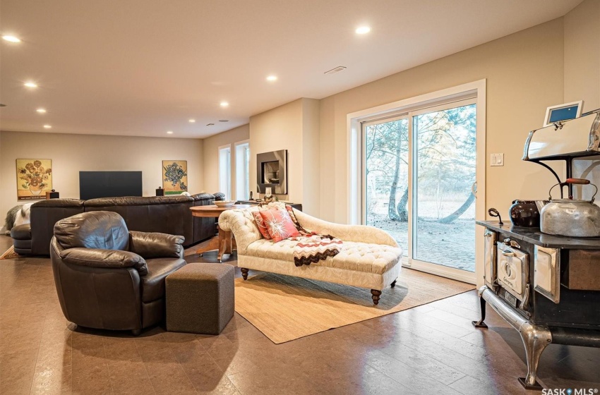 Family room on lower walkout level