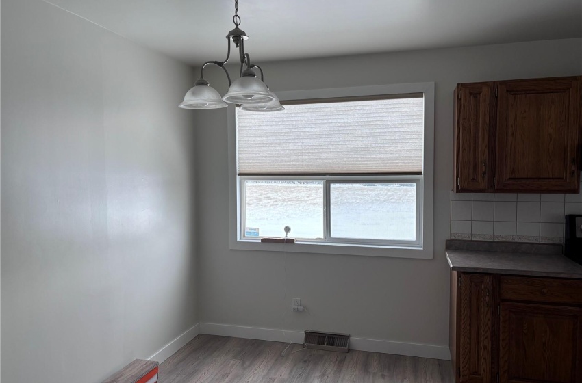 Unfurnished dining area