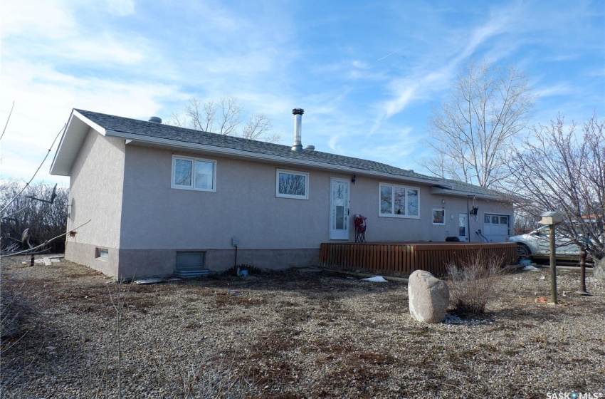 View of back of property