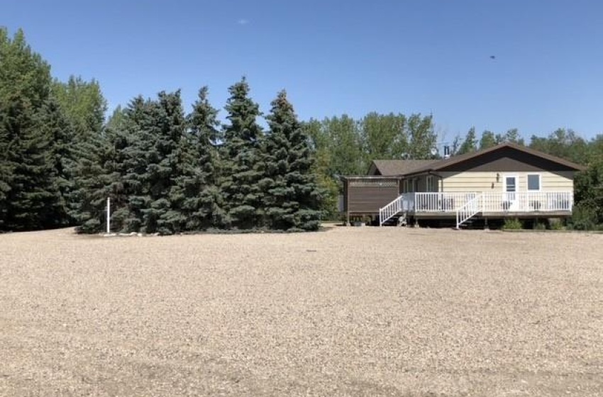 View of yard featuring a deck