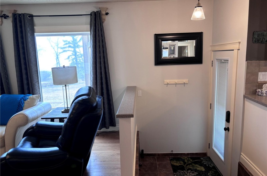 Entryway with tile  flooring