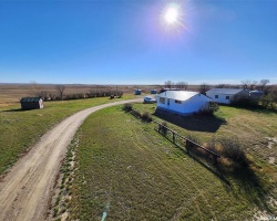 Aerial view with a rural view